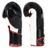 Перчатки боксерские Fairtex  (BGV-6 Black-White-Red)